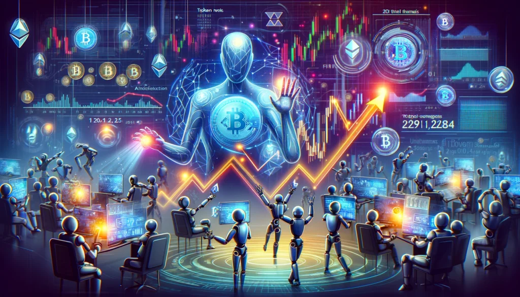 AI crypto traders take profits